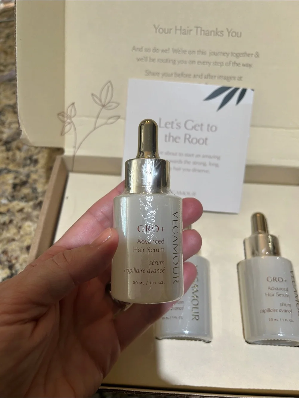 VEGAMOUR GRO+ Advanced Hair Serum Trio – 30ml